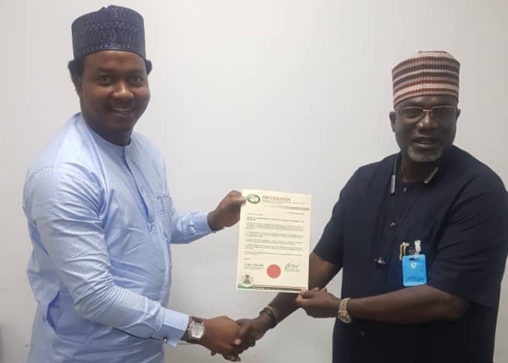 Hon Hamza Talba gets certificate of appointment, issues quick notice to APC