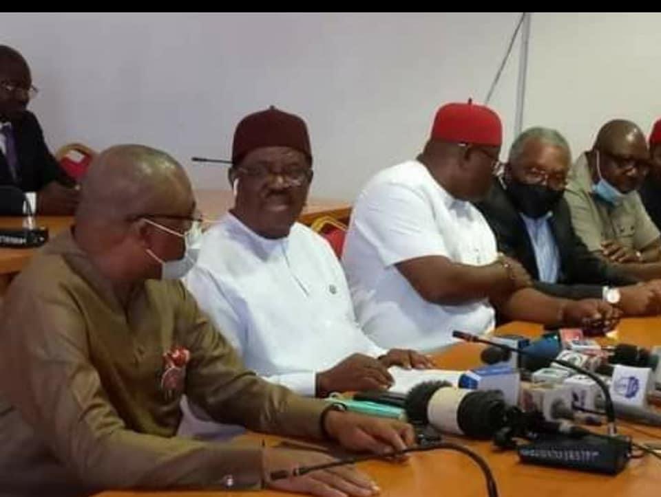 Read full details of the Ebonyi NASS Caucus statement disowning Governor Dave Umahi over defection to APC