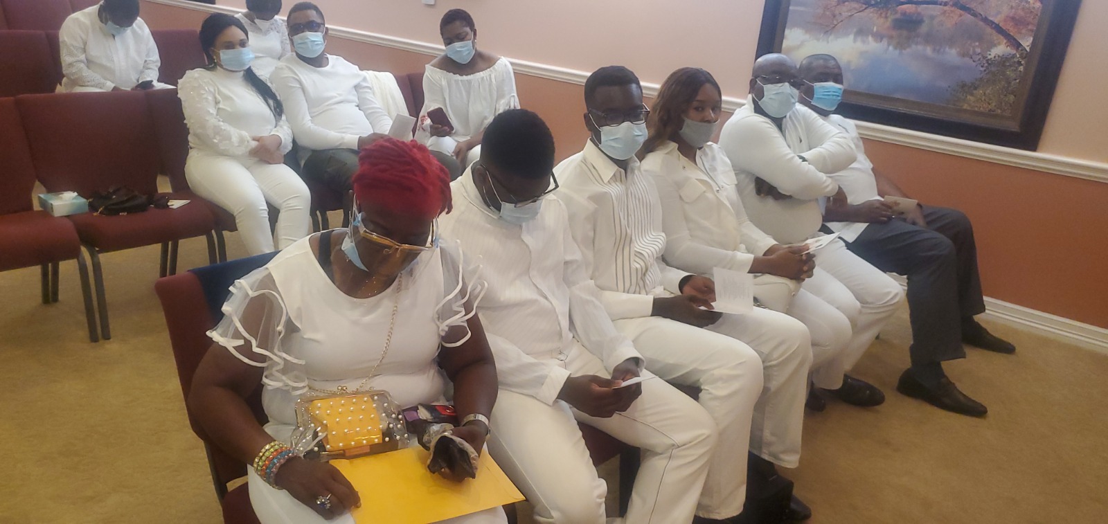 Mrs Juliana Okeke: Family and friends hold service of songs in honour of late Mrs Okeke as body arrives Nigeria.(photos)