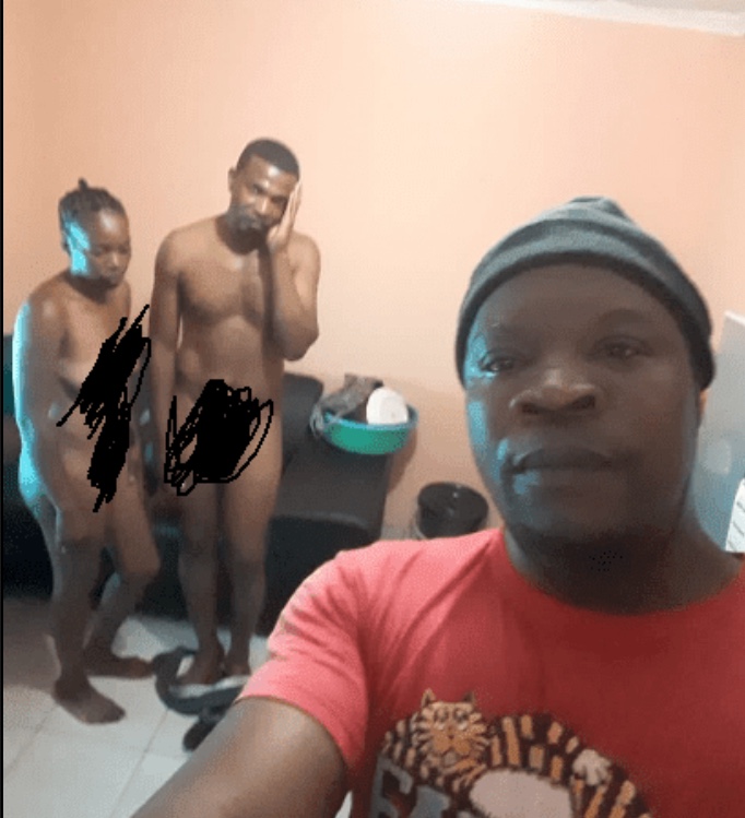 SHAMEFUL!! Man Who Caught His Wife Cheating With His Friend Takes A Selfie For His In-laws (photos)