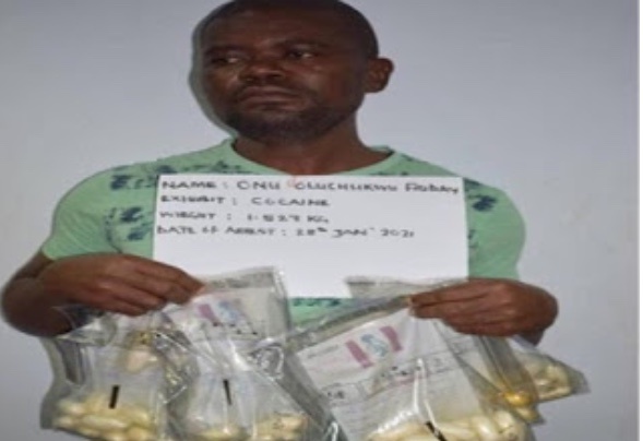 WAHALA!!! Businessman successfully excretes 83 wraps of cocaine at Abuja airports