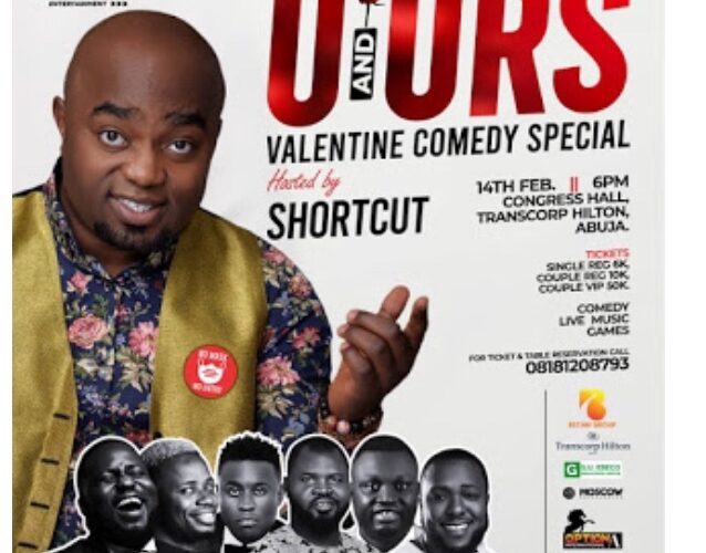 VALENTINE’S DAY: Abuja Lovers In Joyous Mood As Popular Comedian, Shortcut Host Special Valentine Comedy Show