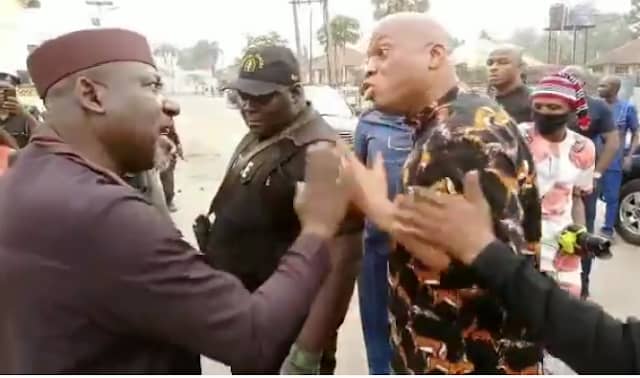 ABOMINATION!!! Video evidence shows Okorocha Was Attacked By Uzodimma’s Men