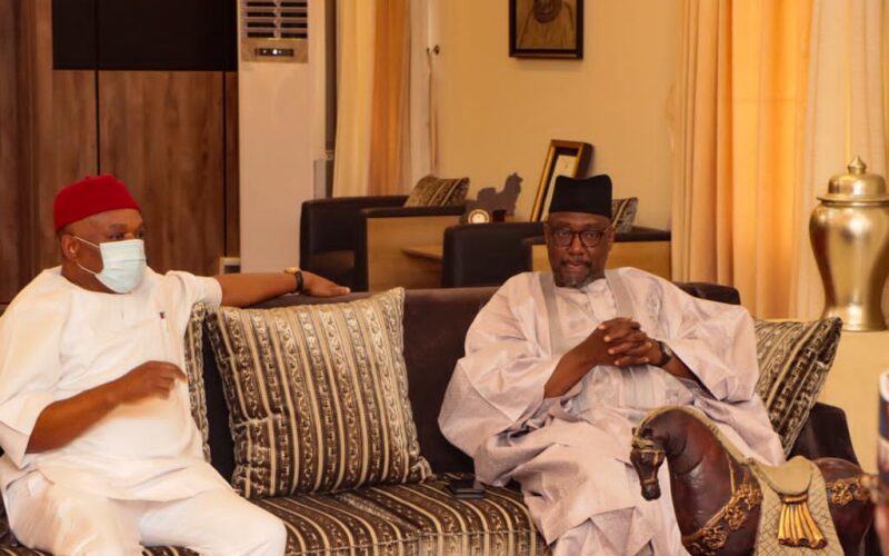 State of the Nation:  Senator Kalu in closed-door meeting with Niger State Governor in Minna