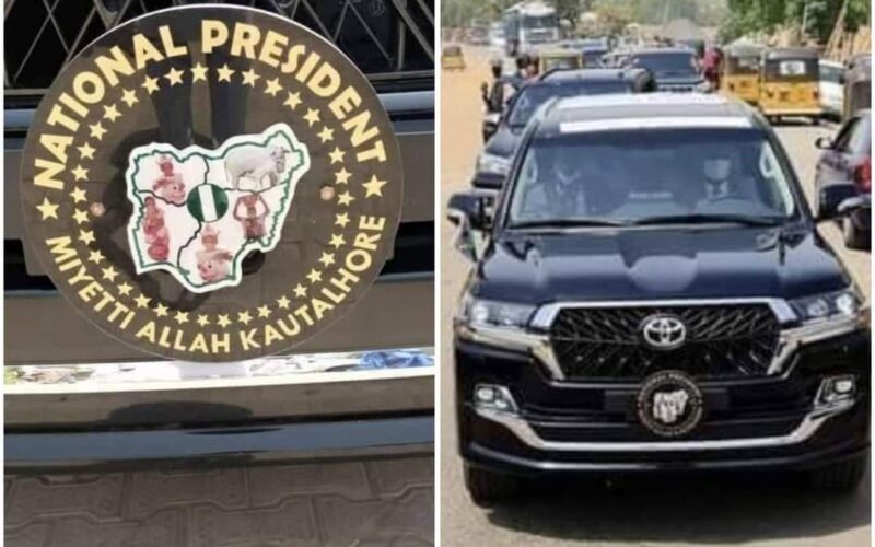 TRENDING: Photo News: Nigerians Reacts To The Official Convoy of Miyetti Allah National President