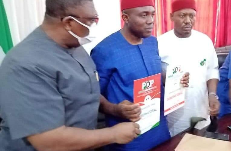 Breaking News!!! Azubogu of PDP picks Anambra Guber Nomination form; Says he is running to drive growth and development of Anambra State