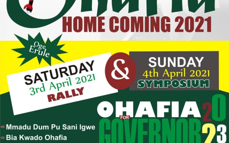 2023 Governorship Election: Mben Easter Homecoming: Ohafia Poised To Make A Statement, By Prince Udensi