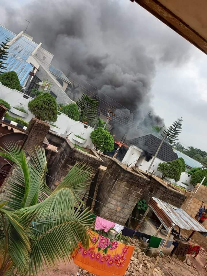 Governor Uzodinma house set ablaze