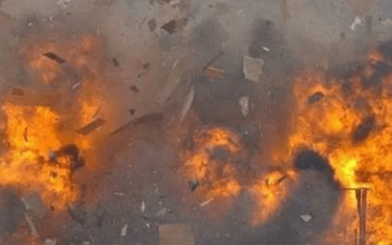 BREAKING: Pandemonium As Gas Explosion Rocks Lagos Community