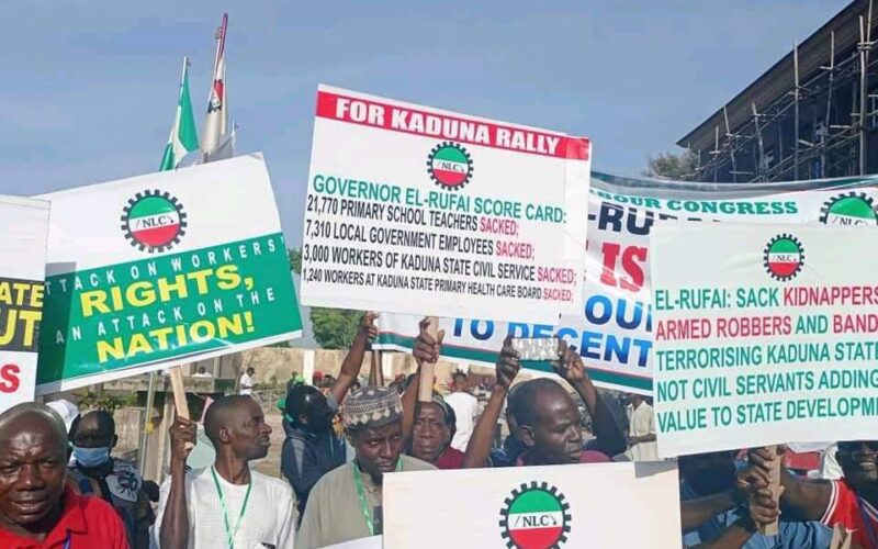 BREAKING: NLC suspends strike and protests in Kaduna State
