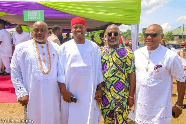 Gov. Udom, Elumelu, Ofumelu Bids Farewell To Late Deaconess Mercy John Umanah