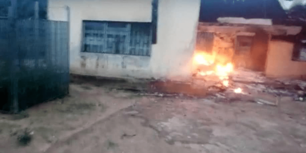 INEC Office set ablaze