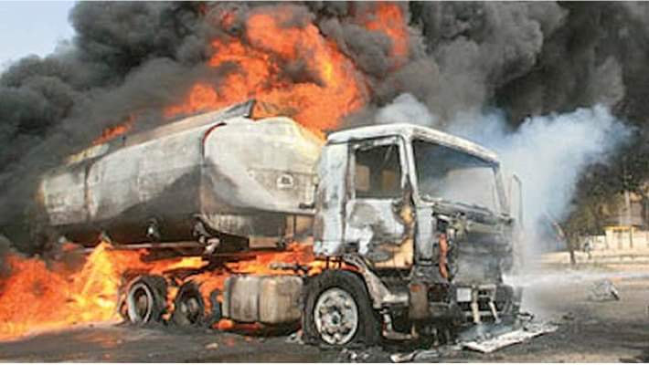 Gas Tanker Explosion In Lagos Kills 3, Injures 13, Razes 25 Vehicles