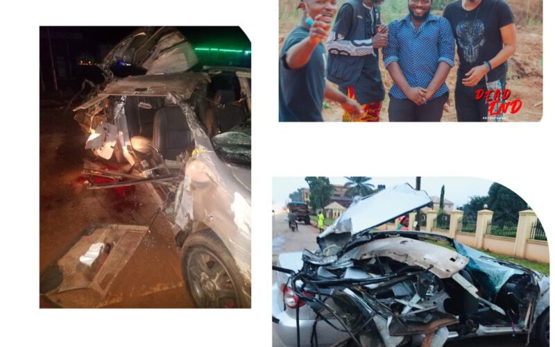 How Popular Nollywood Production Manager, Eni Joshua Baron survived ghastly motor accident