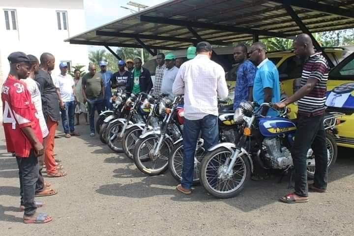 DONATION OF MOTORCYCLES AND VEHICLES: INDIGENOUS YOUTHS LAUDS HON. UKO NKOLE FOR AIDING THEM WITH MOBILITY.