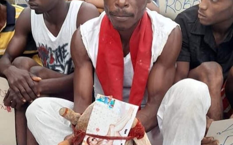 SHOCKING!!! Police arrest pastor with human skull, 25 others in C/River