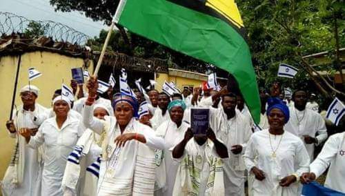 IPOB Members In Spain Protest Arrest, Detention Of Their Leader Mazi Nnamdi Kanu