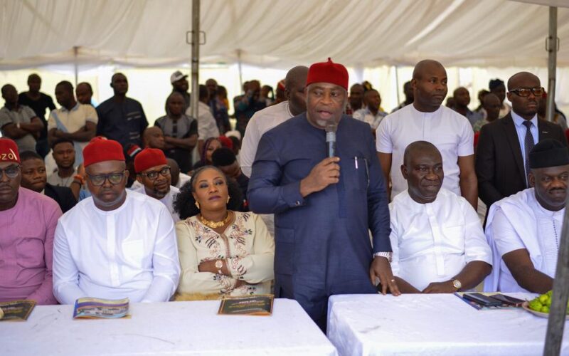 Fanfare As Ekweremadu, Okechukwu, Others Storm Ugbo Community For 2021 Aju Festival