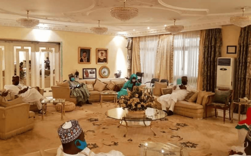 2023: IBB, Obasanjo, Saraki, Secondus in Closed-door Meeting