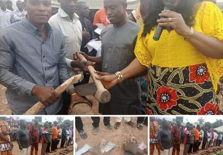 WAHALA!!! C/River LG Chairman Empowers Youths With One Tuber Of Yam, Hoe And Cutlass