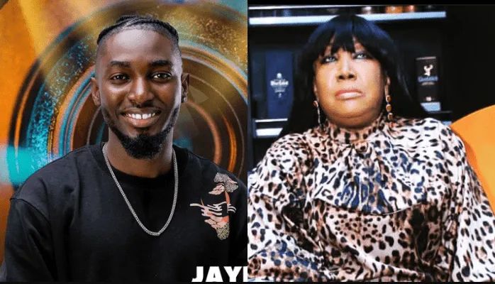 BBNaija 2021: Jaypaul’s Mother In Tears As She Campaigns For Him