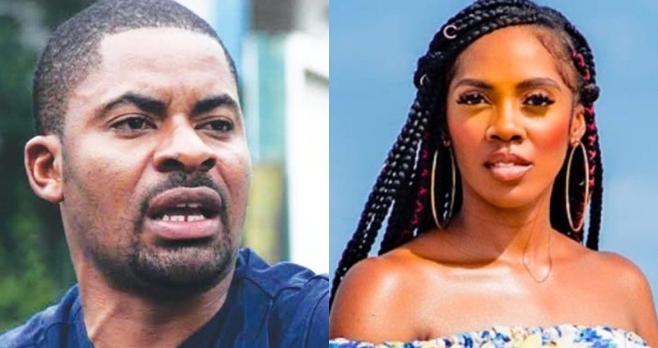 Stop misleading younger generation – Deji Adeyanju tackles Tiwa Savage over sex tape