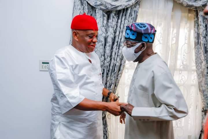 BREAKING: Tinubu visits Orji Kalu, holds closed door meeting (PHOTOS)