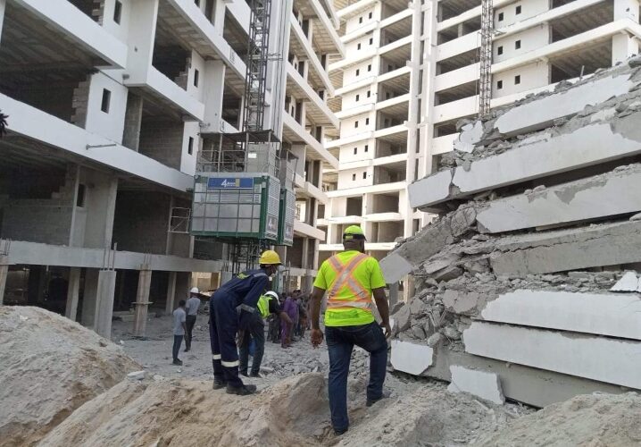 Owner of collapsed 21-storey building trapped inside rubble, witness claims