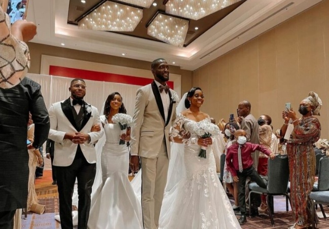 PHOTOS: President Buhari’s Minister Marries Off Daughters In US