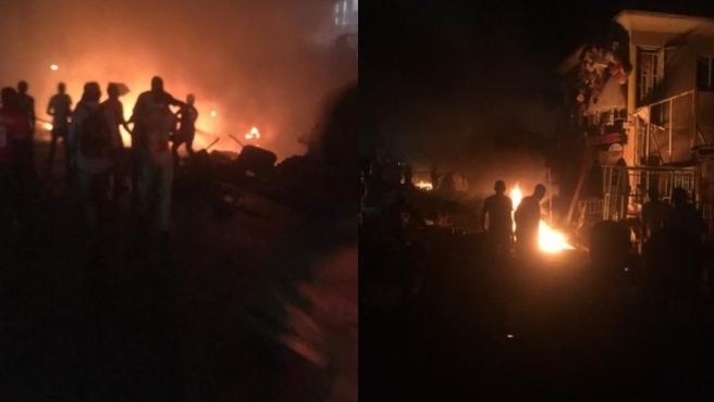 BREAKING: Many Feared Dead As Fire Breaks Out In Popular Abuja Market