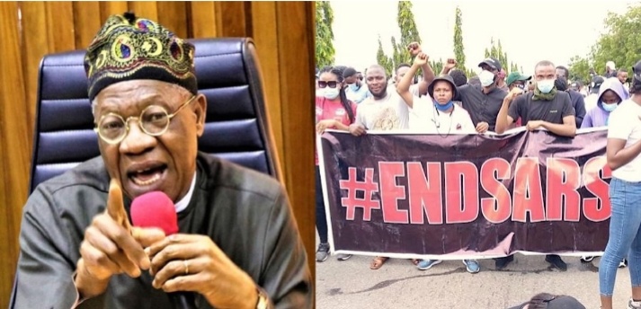 #EndSARS Panel Report A Waste Of Time, Taxpayers Money, There Was No Massacre At Lekki Tollgate – Lai Mohammed