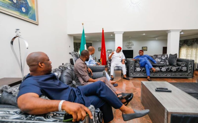 BREAKING: 2023 Presidency: PDP Leaders Visit Orji Kalu (PHOTOS)