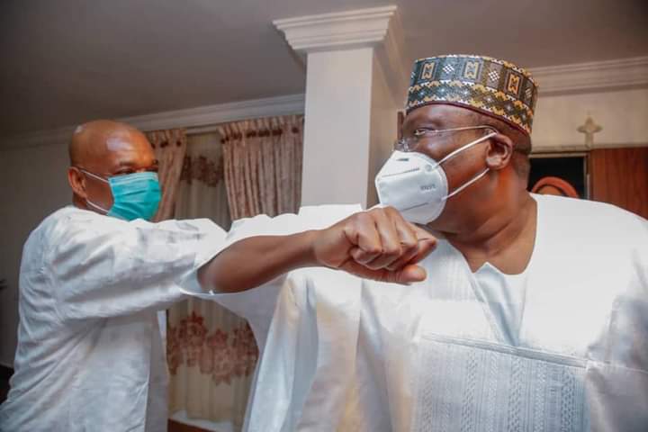 Kalu Rejoices With Senate President, Ahmad Lawan At 63