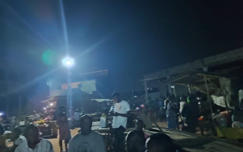 Jubilation As Ifeanyi Okali Restores Light In Ebem Ohafia Market (Photos)