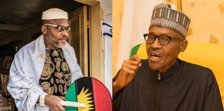 BREAKING: I won’t release Nnamdi Kanu, let him face the law – Buhari