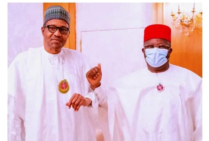 BREAKING: Like Tinubu, Umahi Informs Buhari Of Interest In 2023 Presidency