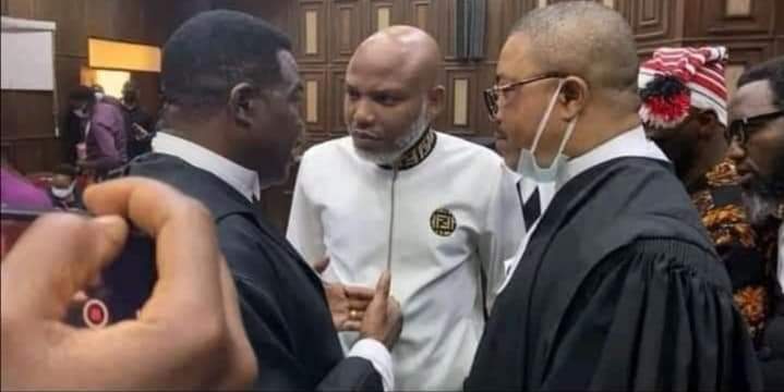BREAKING: Nnamdi Kanu may go blind, his sight deteriorating, Ozekhome tells court
