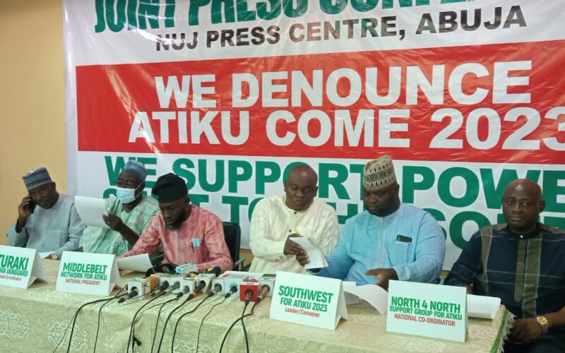 2023: Pro Atiku Groups Reject Former VP, Seek Power Shift To South