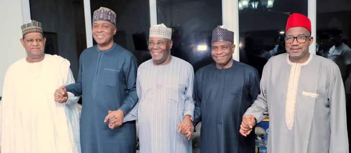 2023 Presidency: Saraki, Tambuwal, Bala meet Atiku over consensus candidate