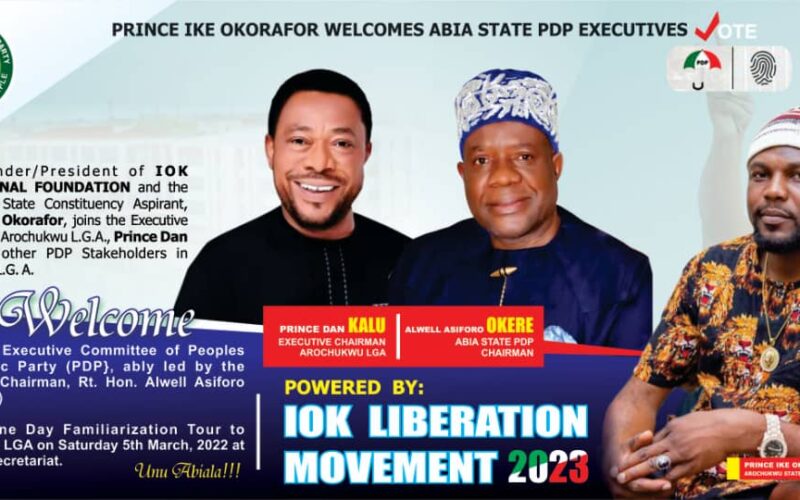 Ike Okorafor welcomes Abia PDP leaders to Arochukwu council area