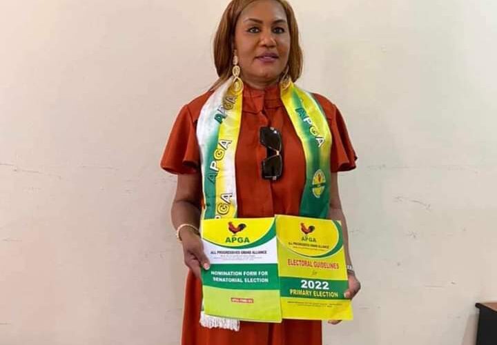 Ex-Anambra First Lady, Ebele Obiano, Picks APGA Senatorial Nomination Form