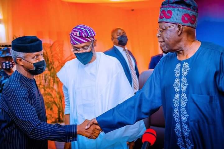 PHOTOS: Osinbajo, Tinubu, Bisi Akande present as south-west APC leaders meet presidential hopefuls