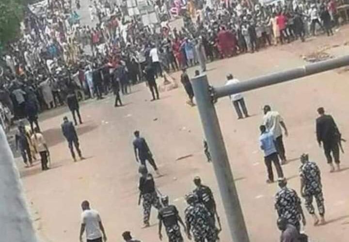 Massive Protest In Sokoto As Protesters Demand Release Of Suspects Who Killed Student Over ‘Blasphemy’