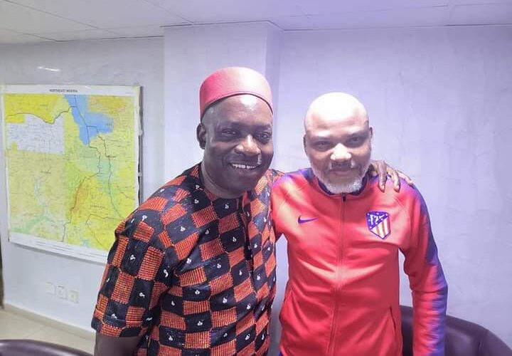 BREAKING: Soludo visits Nnamdi Kanu in DSS custody, reveals discussion with IPOB leader (PHOTOS)