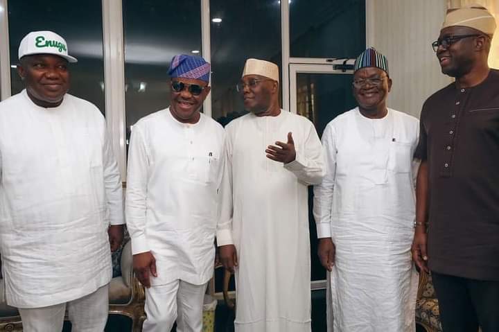 BREAKING: 2023: PDP Presidential Candidate, Atiku, PDP Govs In Closed Door Meeting After Tinubu’s Victory