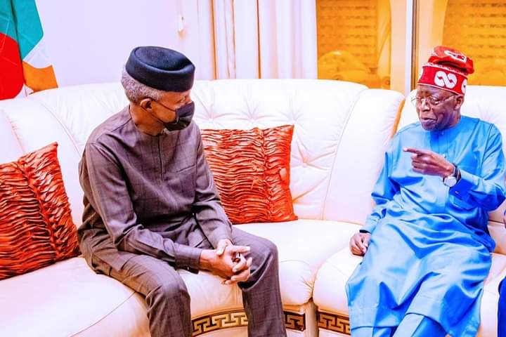 2023: Tinubu Visits VP Osinbajo At His Residence (Photos)