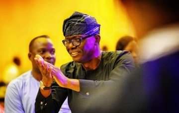 Sen Orji Kalu greets Sanwo-Olu at 57