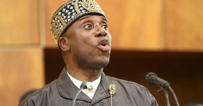 Amaechi Engages In Heated Argument At APC Convention