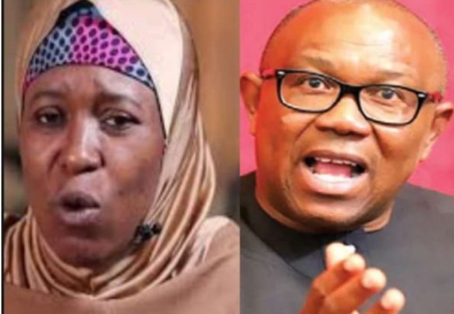 2023 Presidency : Aisha Yesufu endorses Peter Obi as Nigeria’s next President