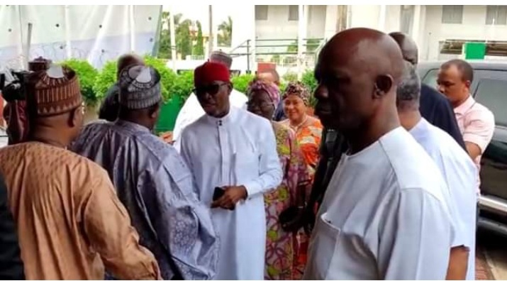 BREAKING: Okowa Arrives PDP Headquarters For Vice Presidential Screening